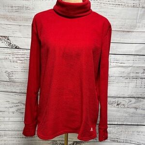 Adidas Red Fleece Pullover